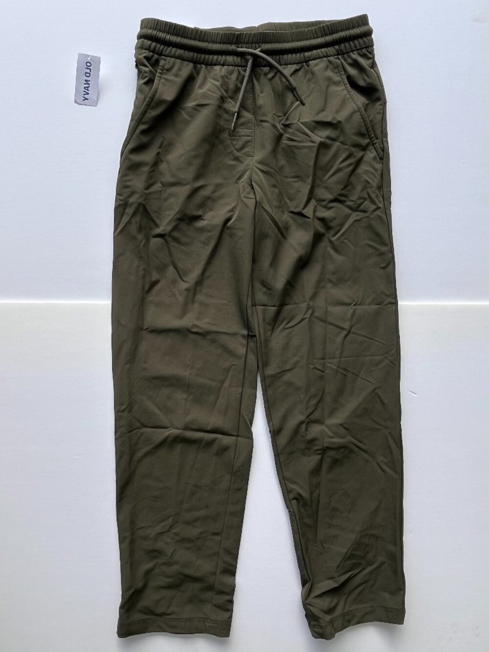 Old Navy Slack Pants Dark Khaki Green Boys 8 years